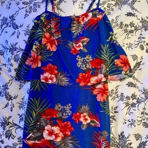 Blue hawaii dress